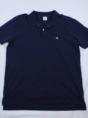 Brooks Brothers 1818 Performance Men's Polo - Navy Blue - Size L